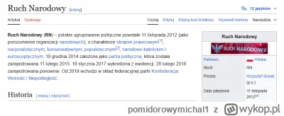 pomidorowymichal1 - @plackojad: ale to są narodowcy, sami tak o sobie mówią i mają to...