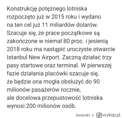 Instynkt - @pawelczixd: @M4rcinS natomiast największe lotnisko w Europie budowano 4 l...