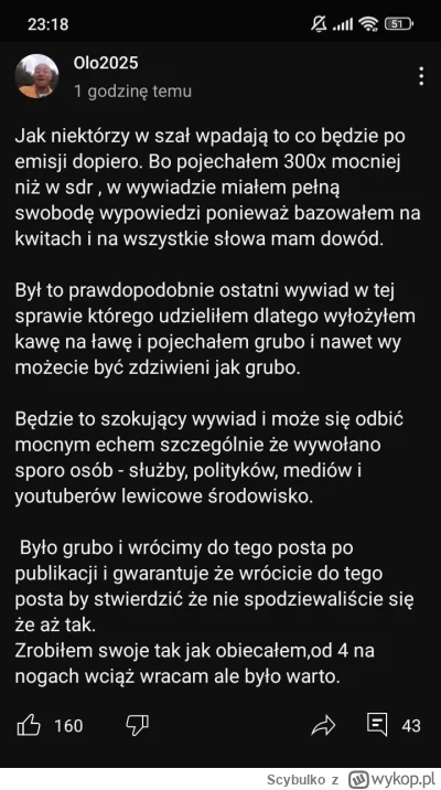 Scybulko - Pozdro mleczny!

#kononowicz #patostreamy