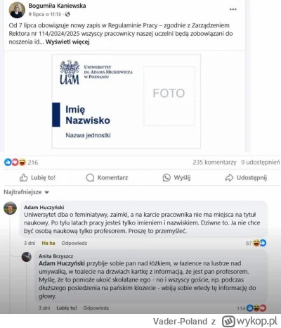 Vader-Poland - Pracownicy naukowi to stan umysłu ( ͡°( ͡° ͜ʖ( ͡° ͜ʖ ͡°)ʖ ͡°) ͡°) #heh...