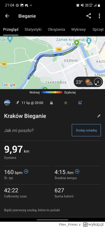 Piter_Privisi - 85 013,77 - 9,97 = 85 003,80

ITMBWieczorem na 10 km. Niby szybciej j...