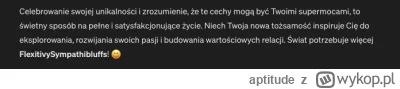 aptitude - Chyba ChatGPT4 wymyślił nową chorobę, kto dołącza do nas? :D

#FlexitivySy...