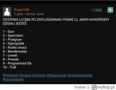 Trololo - @Kopyto96 chyba pasuje ¯\(ツ)/¯