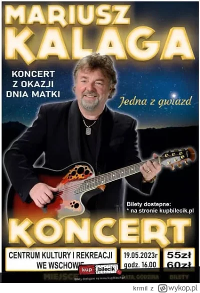 krmil - #danielmagical 
Chyba nie pojadą jutro na ten planowany koncert Kalagi :(