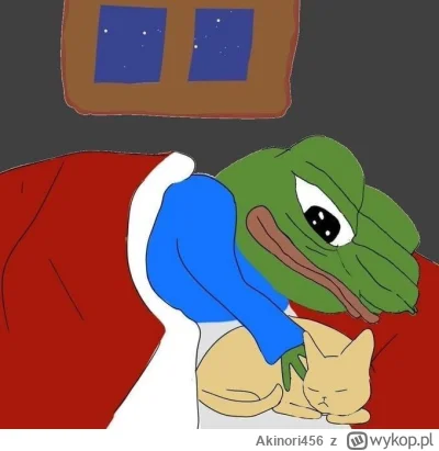 Akinori456 - Leżakuję w łóżku z Kotką... Bo dopiero na 14 do roboty... Także jest chi...