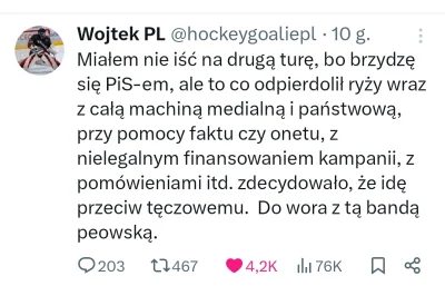 P.....r - #polityka #wybory #ByleNieTrzaskowski #bekazlewactwa