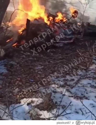 piaskun87 - >#Ukraine : A Ukrainian Bayraktar TB2 UCAV crashed in #Kharkiv Oblast- go...