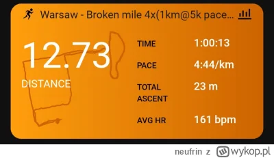 neufrin - 101 363,95 - 12,73 = 101 351,22

Dzisiejsze broken miles

#sztafeta #biegan...