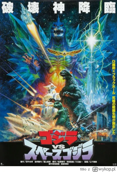 fi9o - Numer dwadzieścia dwa!

Godzilla vs Kosmogodzilla. Rok 1994.

Myślę, że cała f...