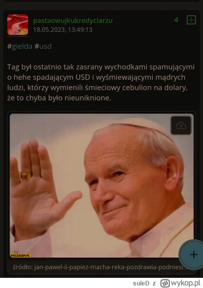 suleD - Jak tam dolar, zmalau urus? ( ͡° ͜ʖ ͡°)
#gielda