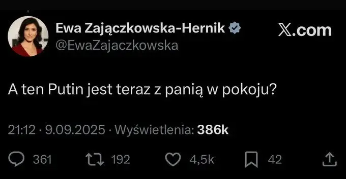 pq18 - W tym samym pokoju jest też prawdopodobnie ojciec dziecka Zajączkowskiej, ale ...