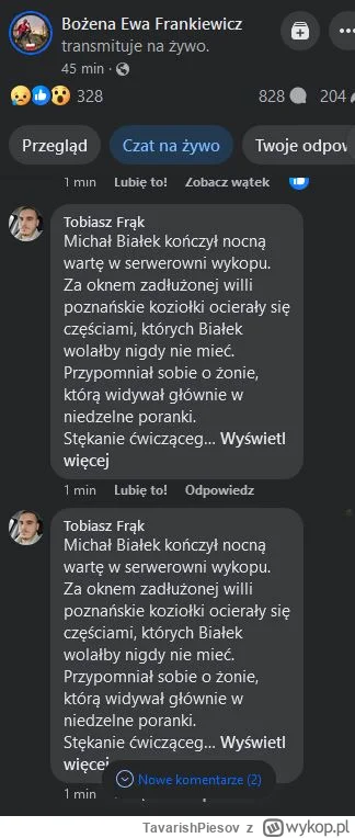 TavarishPiesov - Patrzcie go jaki geniusz komedii. Tobiasz odezwij się https://www.fa...