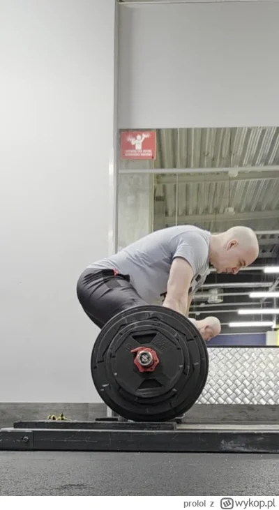 prolol - 210kg 2x1 z podkładek jakieś 15mm może 20mm, myślałem że będzie łatwiej, tyd...