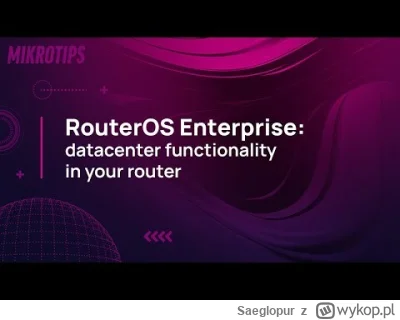 Saeglopur - Miraski, w jakich celach router rozszerzony o pamięć ma zastosowanie? Nie...