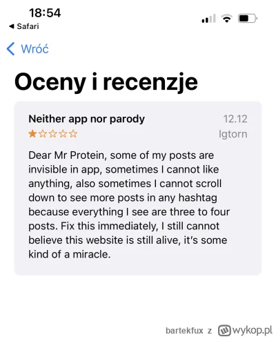 bartekfux - Rozwalił mnie ten zwrot grzecznościowy z początku oceny ( ͡° ͜ʖ ͡°)