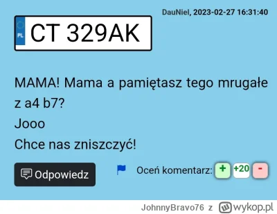 J.....6 - XDD
https://tablica-rejestracyjna.pl/CT329AK
#danielmagical #patostreamy