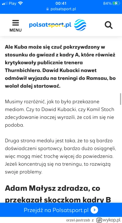 orzel-jastrzab - #skoki Pomyślcie jakie tam musi być poczucie niesprawiedliwości. Pan...