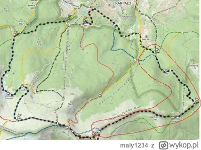 maly1234 - Czy taki wariant jest spokojnie (bezpiecznie) do przejścią zimą bez lawino...