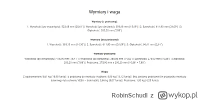 RobinSchudl - @z1x2c3: Czyli:
Szerokość: 611,9 mm
Wysokość panela: 363,13 mm
Wysokość...