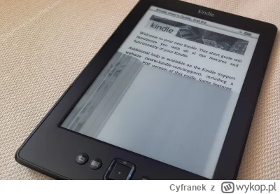 Cyfranek - Zawsze o 20% taniej można kupić nowy czytnik Kindle dzięki programowi Amaz...
