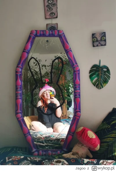 Jagoo - Hej ho! Skończyłam robić lustro do selfiaczków na naszej imprezie z Królikiem...
