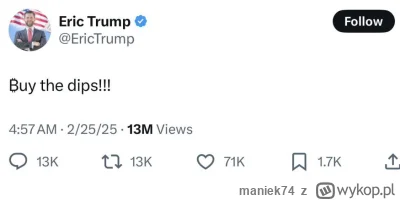 maniek74 - #gielda

( ͡° ͜ʖ ͡°)

Have you said thank you once?