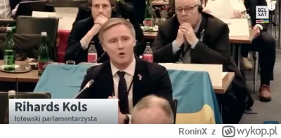 RoninX - https://www.youtube.com/watch?v=vDlU4UKeRq4 Łotewski delegat podczas posiedz...