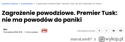 maroLem87 - pisiory z Kłodzka przestańcie siać pisoskom propagandę, nie ma powodów do...