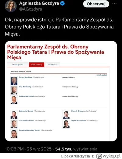 CipakKrulRzycia - #tatar #konfederacja #polityka #bekazkonfederacji aczkolwiek bardzi...