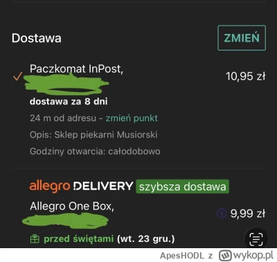 ApesHODL - Właśnie godzinę temu zamawiałem paczkę i miałem beke z podłych zagrywek al...