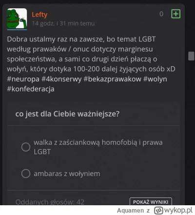 A.....n - @Aquamen: to okropne, że lewicowe postacie nie rozumieją, że każdy człowiek...