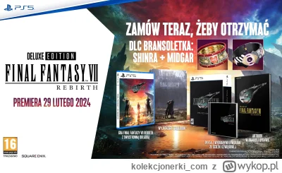 kolekcjonerki_com - Final Fantasy VII Rebirth - Edycja Deluxe oraz dodatkowy Steelboo...
