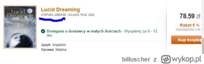 billuscher - Jest "Lucid dreaming" w Libstro tylko autor trochę hmm niby znany ale in...
