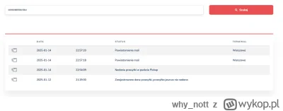 whynott - @whynott: I tu jeszcze aktualny status przesyłki