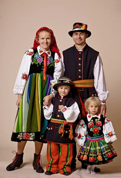 jakis_login - Jakby kogoś interesowało, jak wygląda tradycyjny, łowicki ubiór w kolor...