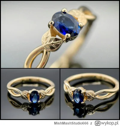 MishMashStudio666 - Dzień dobry. Dziś wrzucam kolejny pierścionek, który formą nawiąz...