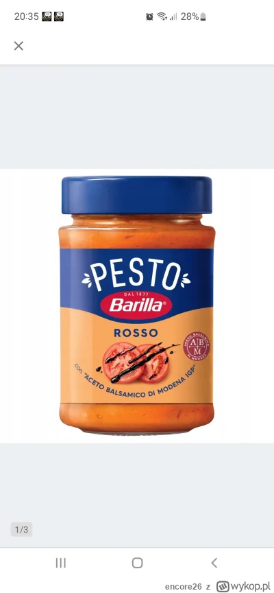 encore26 - Pesto Rosso Barilla . Jakie to jest #!$%@? dobre  !!!!!!!!!! (｡◕‿‿◕｡)

#pe...