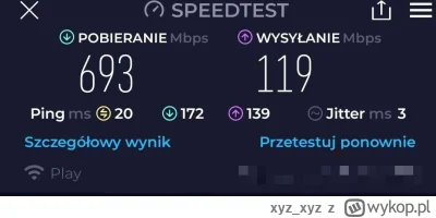 xyz_xyz - ~700+. Pytanie czy lapiesz 5 g na pasmach 5g czy oszukane 5g na pasmach lte...