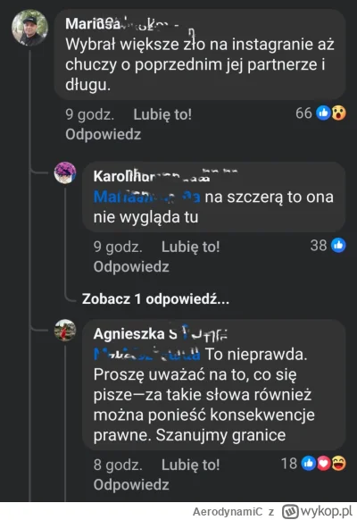 AerodynamiC - Aga z Londonka straszy prawnikiem ludzi w komentarzach na Facebooku ( ͡...