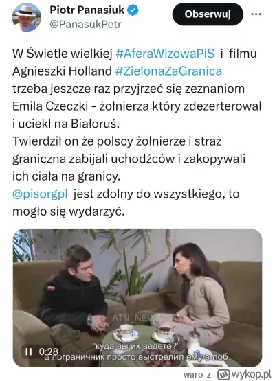 waro - To jest chyba właśnie ten złoty moment, gdzie Panasiuk zaczyna przemawiać głos...