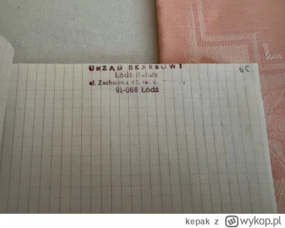 kepak - Moja mama korzysta z różnych starych zeszytów do zapisków. Teraz ma taki gdzi...