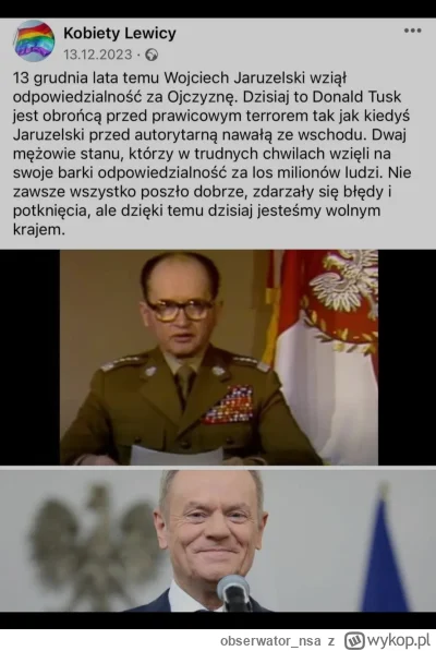 obserwator_nsa - Lepszej laurki dostać nie można i to od prawdziwych kobiet♥️ Łubu du...