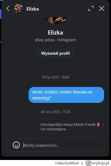 ToNieBylWiatr - @PrawdziwyGangster: pisałem kiedyś na jego fake konto jak sobie dupe ...