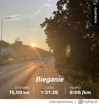 enteropeptydaza - 145 774,30 - 15,00 = 145 759,30

Dzisiejszy bieg spokojny 90 minut....