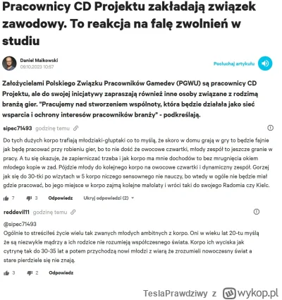 TeslaPrawdziwy - Czy bańka #programista15k właśnie pęka? Związków zawodowych nie zakł...