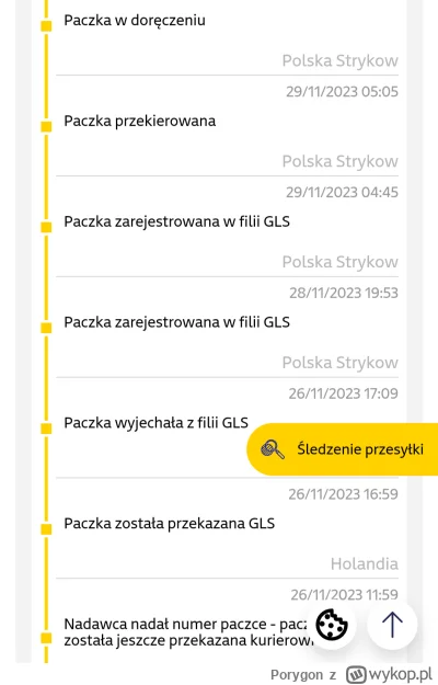 Porygon - @Shinox: u mnie tak to wygląda, termin doręczenia miałem na jutro, ale że m...