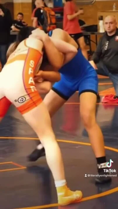 cheeseandonion - After losing to his opponent (orange), high school wrestler (blue) l...