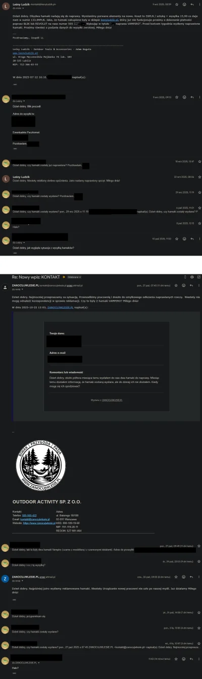 smokzabojcaludzi - 3 lata temu w #lesnyludzik kupiłem ze znajomymi 3 hamaki z moskiti...