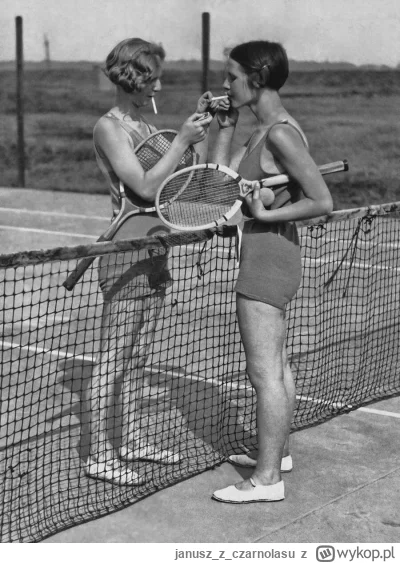 januszzczarnolasu - #sport @zdrowie #tenis #historia #rozowepaski #papierosy
Tenisist...