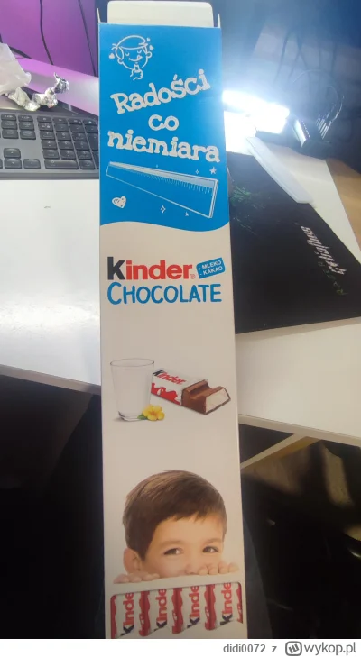 didi0072 - @darek-jg: już wiem nieco więcej - w produktach kinder nie ma kako wcale -...